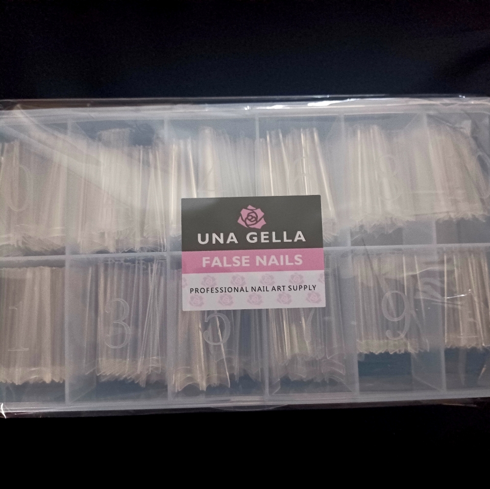 NWT PROFESSIONAL UNA GELLA-GEL NAIL ALMOND SHAPED NAIL TIPS